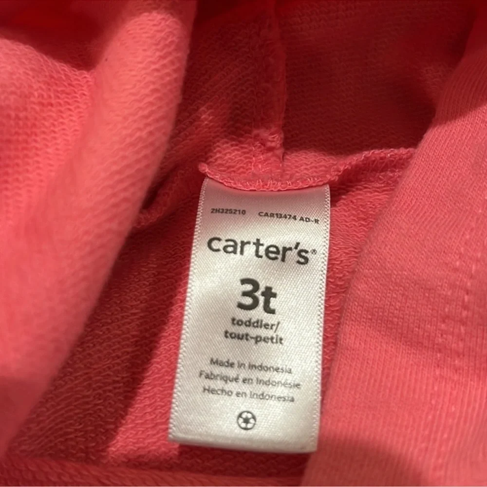 Toddler 3T Girls Carter’s Pink Hoodie